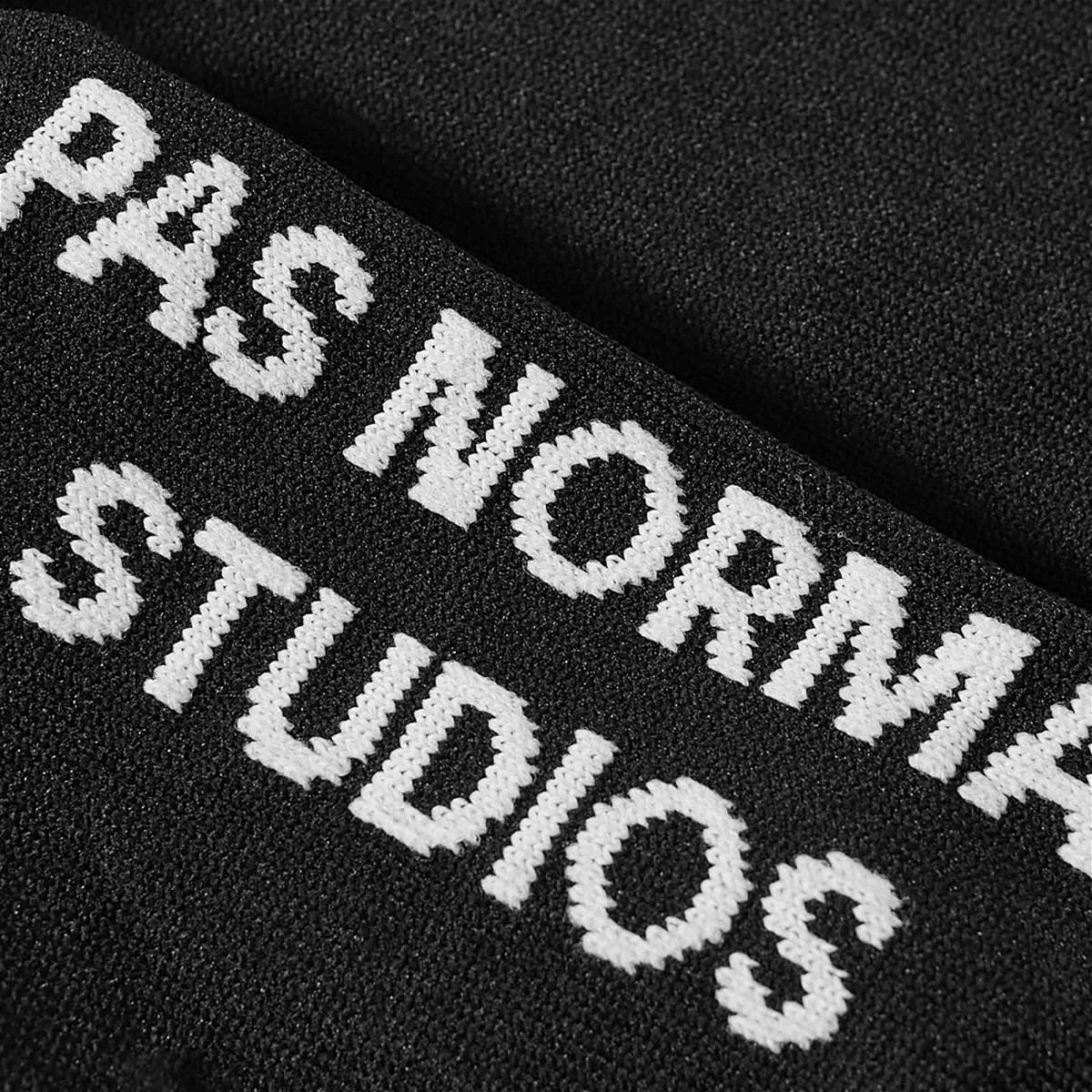 Pas Normal Studios Men's Logo Oversock in Black Pas Normal Studios