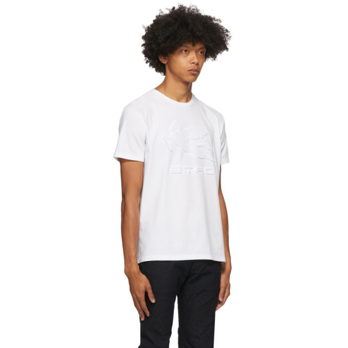 Etro White Logo T-Shirt Etro