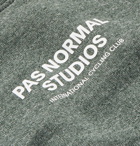 Pas Normal Studios - Road to Nowhere Logo-Print Stretch-Mesh Cycling Base Layer - Men - Green