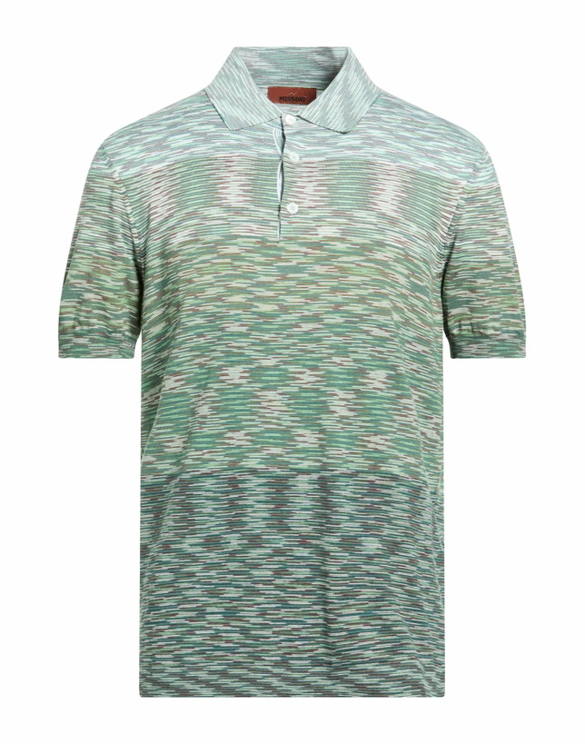 Photo: Missoni Mens Polo shirt in Green
