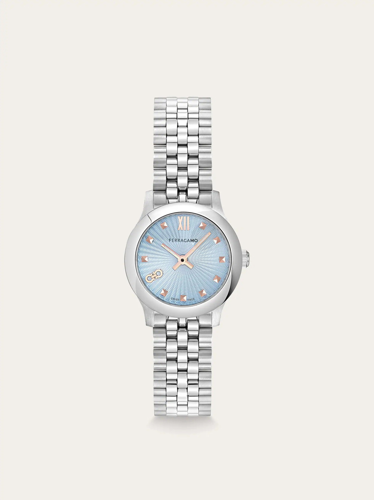 Ferragamo Womens Ferragamo Duo Mini watch in Blue