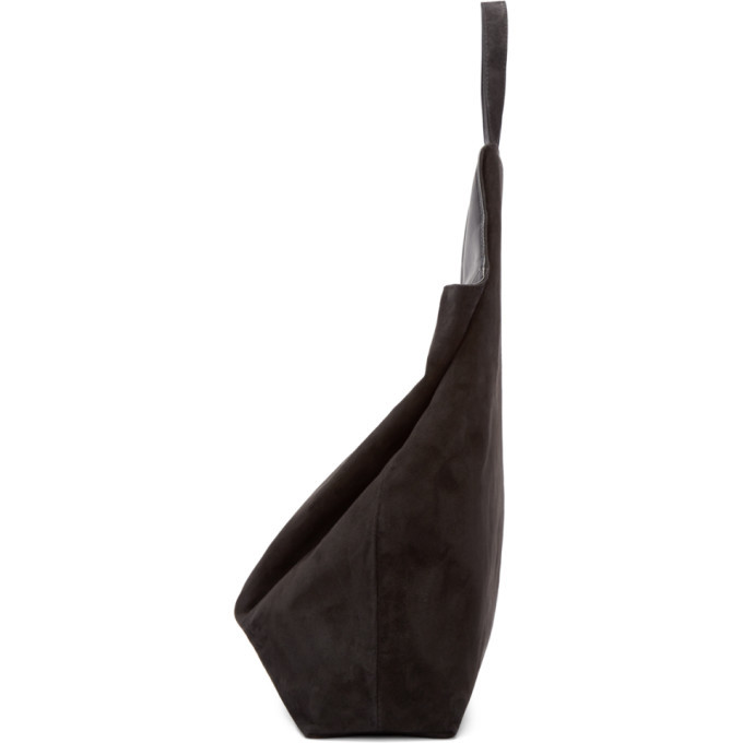 Tsatsas Black Suede Fluke Tote