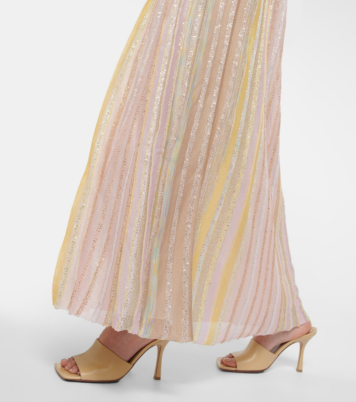 Missoni Striped Sequin Embellished Maxi Skirt Missoni