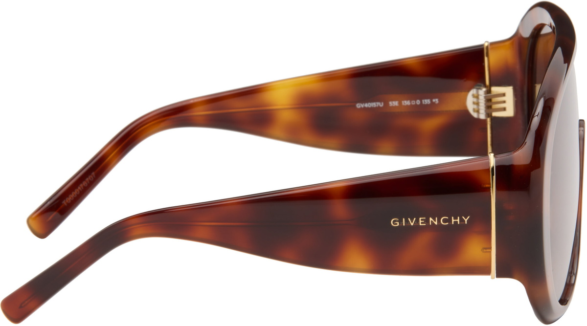 Givenchy Tortoiseshell Curve Sunglasses
