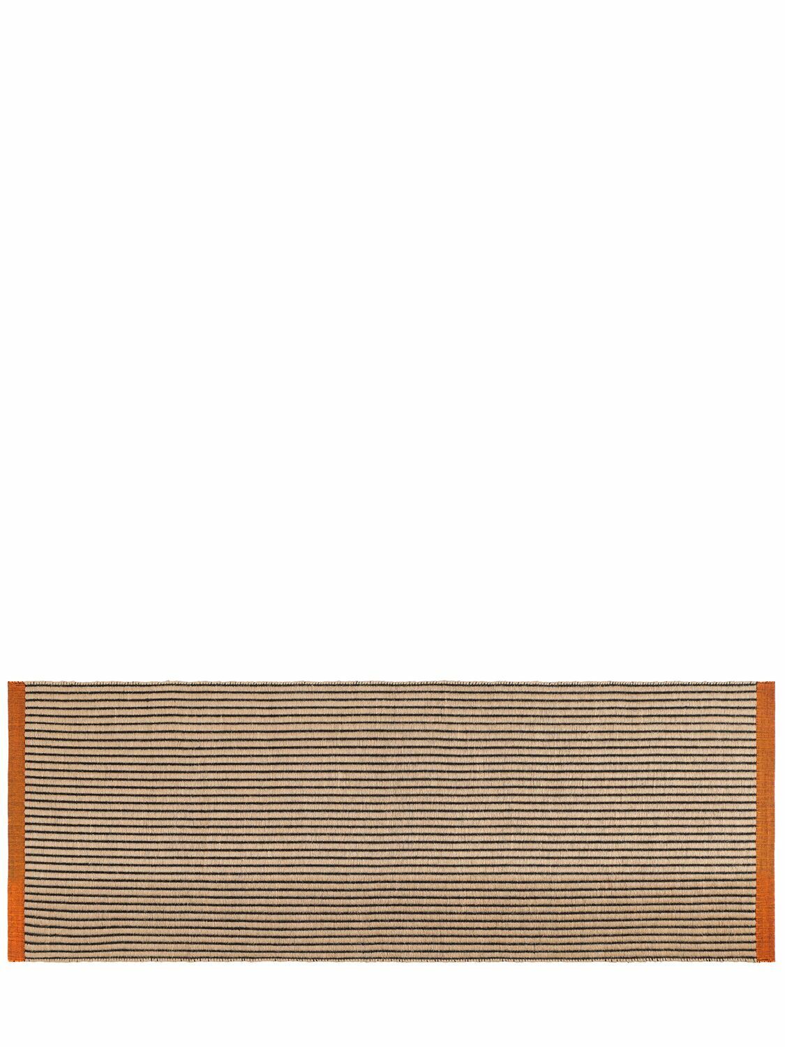 TOM DIXON Black Line Handwoven Rug