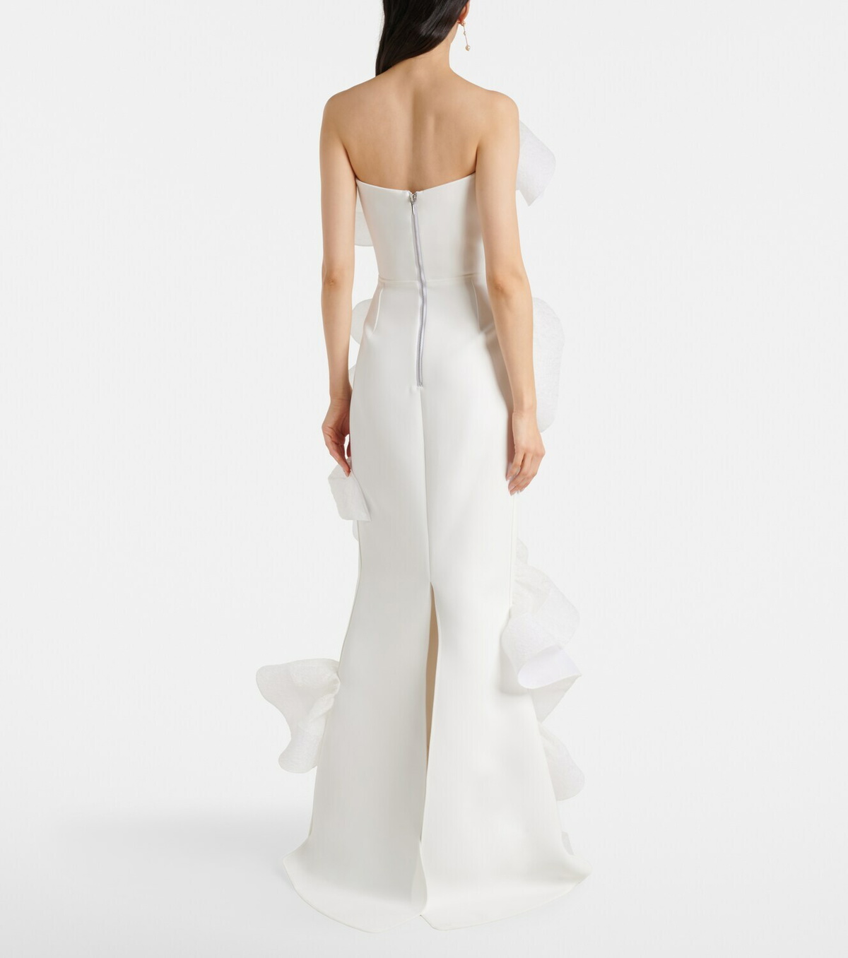 Maticevski Indulgence ruffled bustier gown