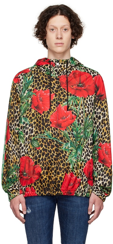 Photo: Dolce & Gabbana Multicolor Polyester Jacket