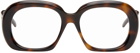 LOEWE Brown Curvy Glasses