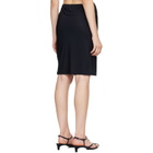 Jil Sander Black Jersey Under Midi Skirt