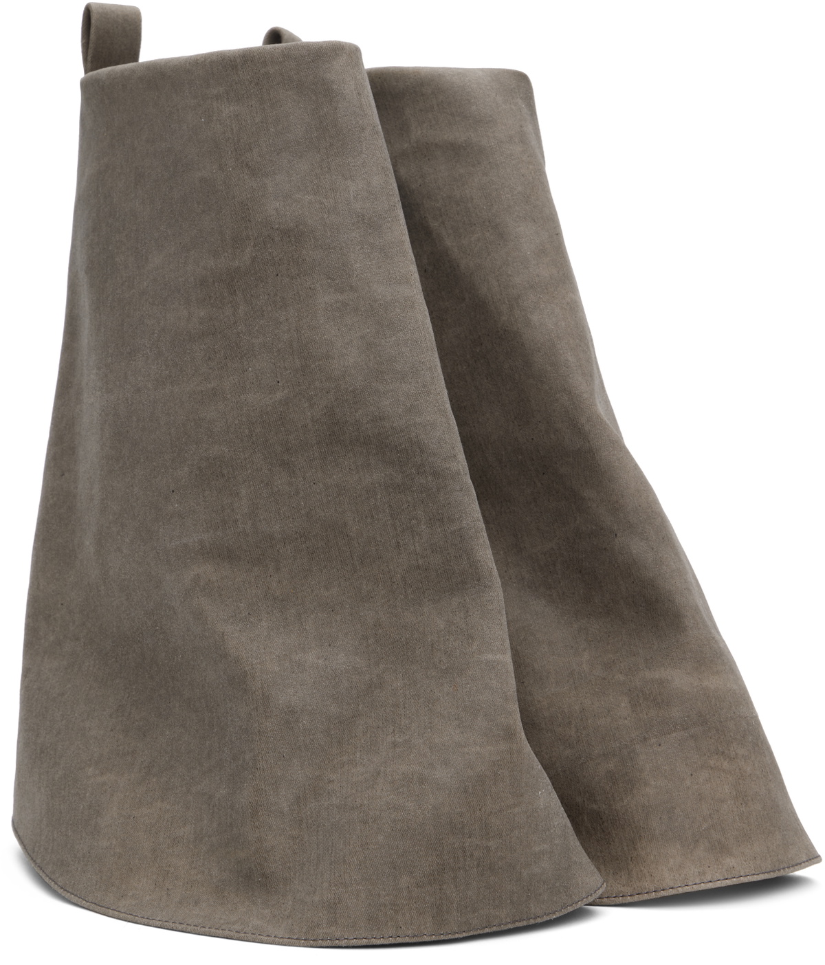 Rick Owens DRKSHDW Taupe Low Fetish Boots