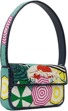 Staud Multicolor Tommy Beaded Bag