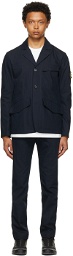 Stone Island Navy O-Cotton & R-Nylon Tela Two-Piece Suit