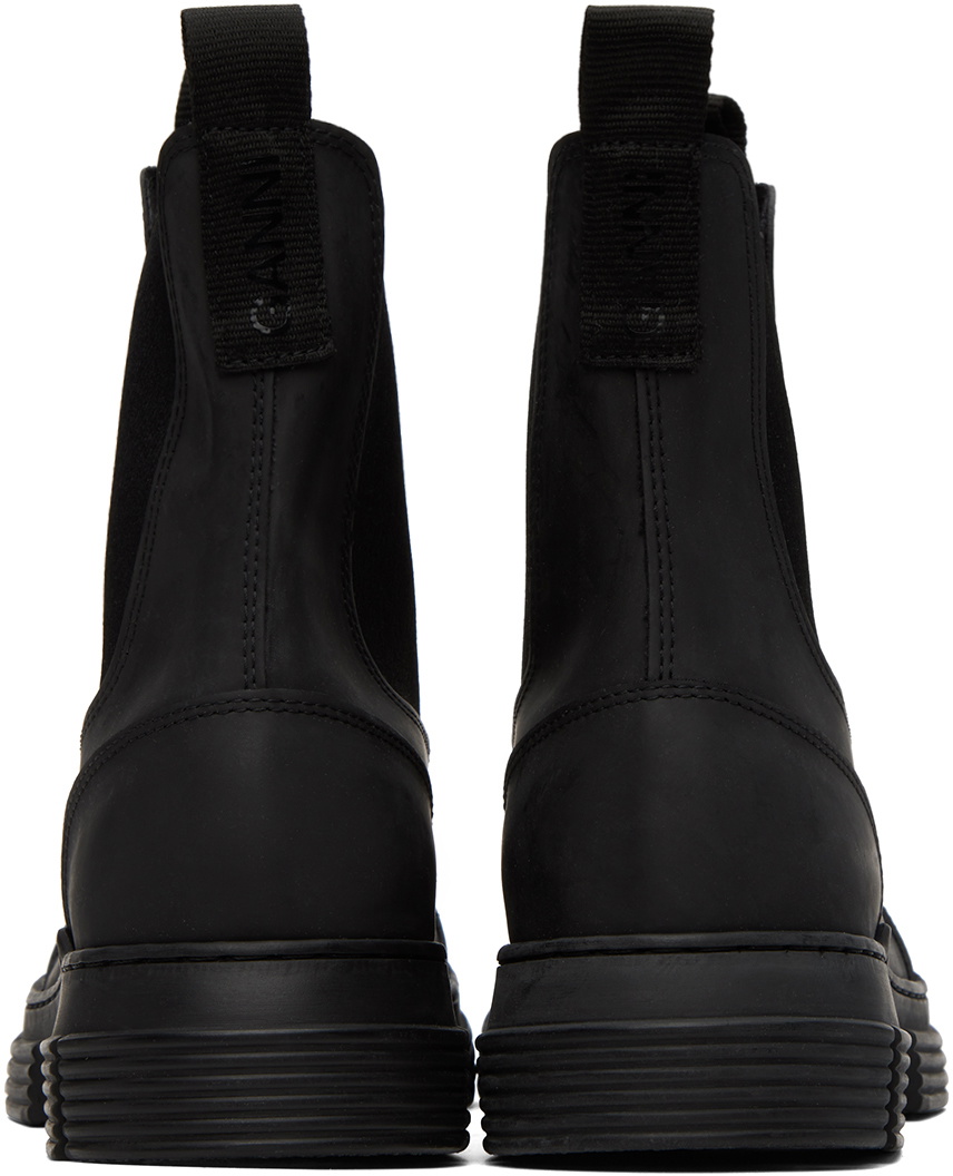 GANNI Black City Chelsea Boots GANNI