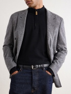 William Lockie - Wool Half-Zip Sweater - Black