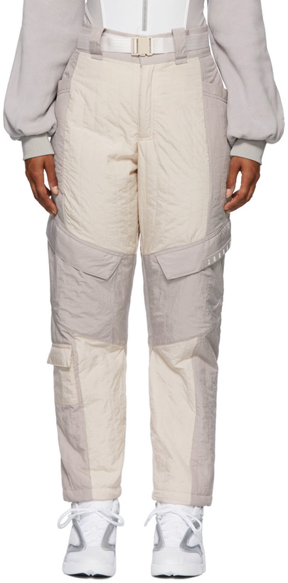 Photo: Nike Jordan Gray & White Cozy Girl Trousers