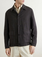 Boglioli - Checked Linen Overshirt - Brown