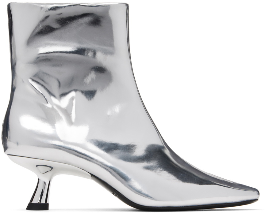 SIMONMILLER Silver Chrome Kuki Boots