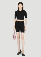 Rabanne Embroidered Logo Cycling Shorts