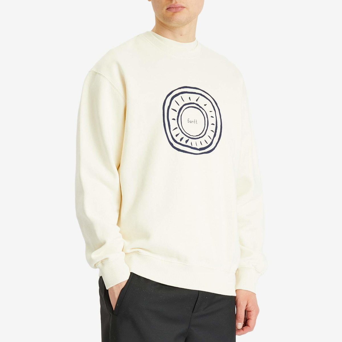 Foret Men's Nova Sweatshirt in Cloud