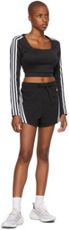 adidas Originals Black Future Icons 3-Stripes Shorts