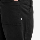 Wax London Men's Kurt Twill Trousers in Black