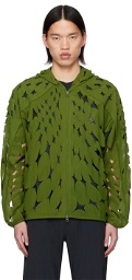 POST ARCHIVE FACTION (PAF) Green 6.0 Left Hoodie