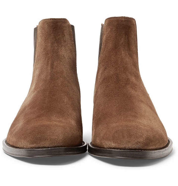 Photo: Givenchy - Suede Chelsea Boots - Men - Chocolate