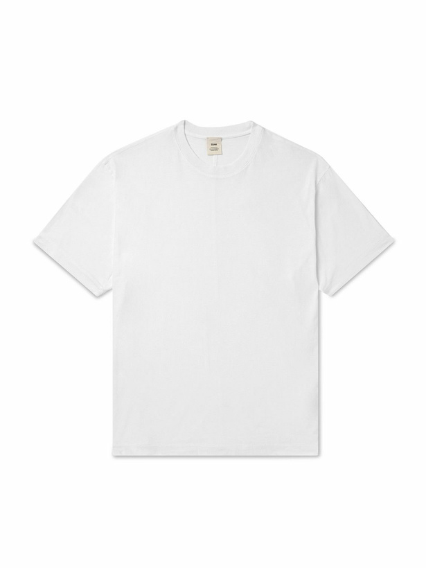 Photo: SSAM - Charlie Organic Cotton-Jersey T-Shirt - White