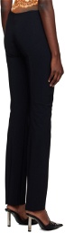 ioannes Black Vented Trousers