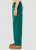 Grid Pants in Dark Green