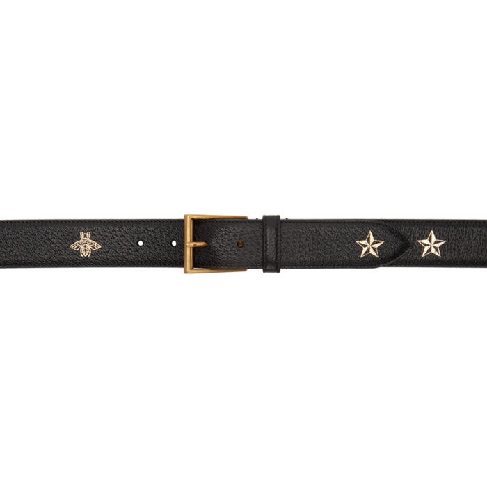 Photo: Gucci Black Bees and Stars Belt