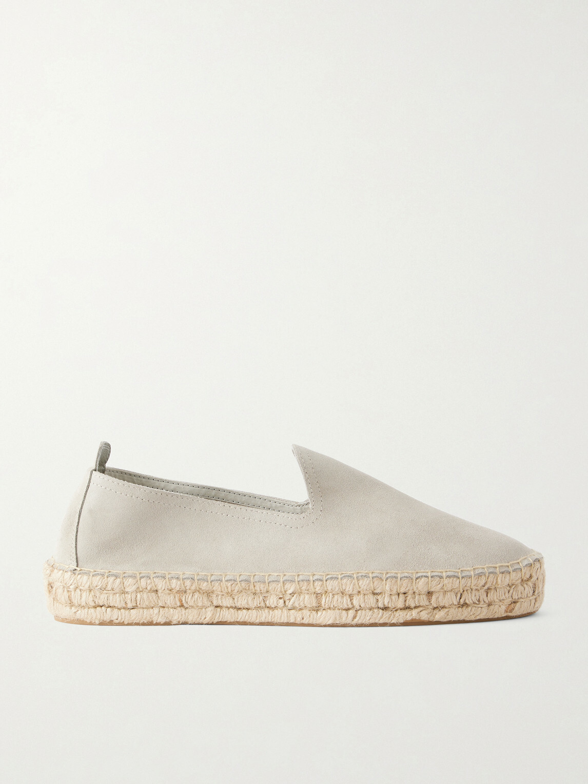 MORJAS - The Espadrille Suede Espadrilles - Gray