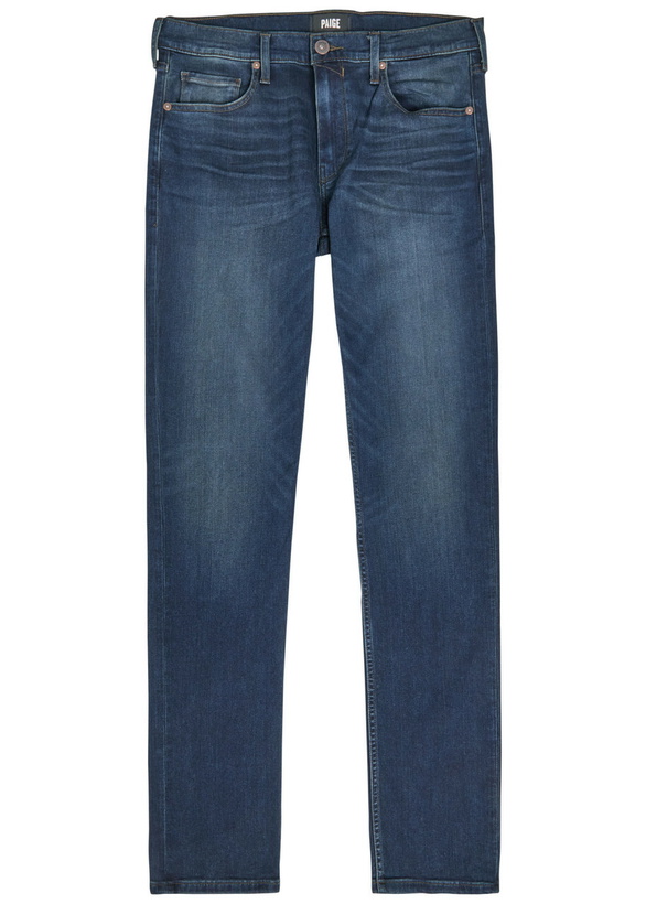 Photo: Paige Lennox Slim-leg Denim Jeans Mid Blu