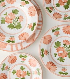 Cabana Blossom ceramic dinner plate