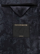 Favourbrook - Chesham Shawl-Collar Wool-Twill Tuxedo Jacket - Black