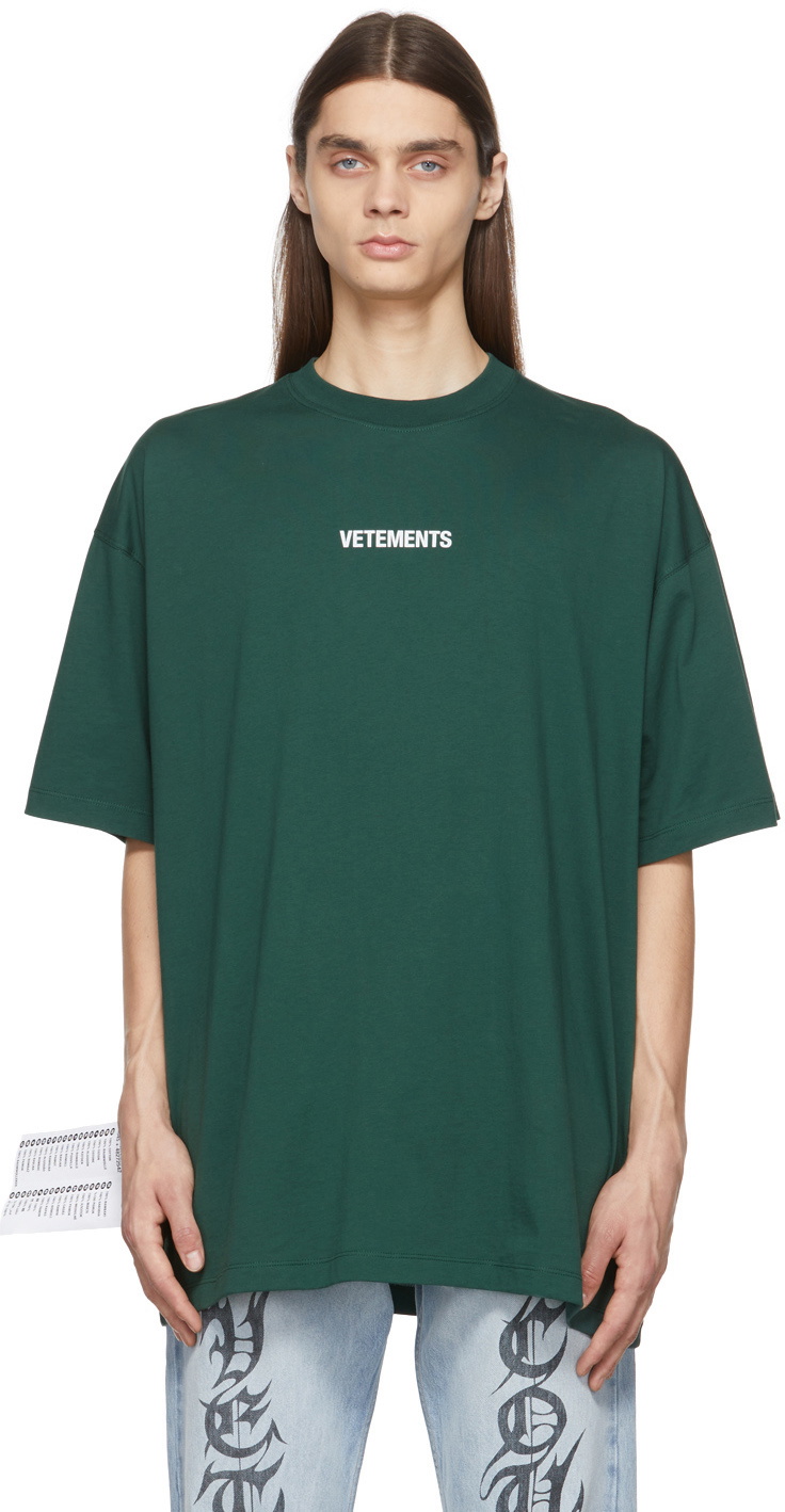 低価正規品VETEMENTS Logo Label Tシャツ Tシャツ/カットソー(半袖/袖なし)