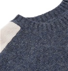 Bellerose - Colour-Block Shetland Wool Sweater - Blue