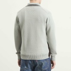 Junya Watanabe MAN Men's Intarsia Jacquard Jumper in Blue Gray