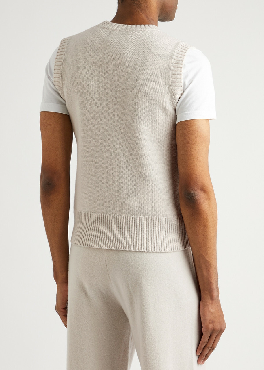 Extreme Cashmere N°252 Layer Cashmere Vest - Cream - One Size