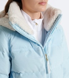 Bogner Minud shearling-trimmed down ski jacket