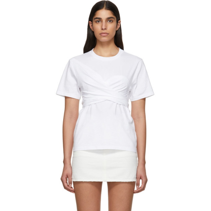 Photo: Cedric Charlier White Wrapped T-Shirt