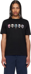 PS by Paul Smith Black 'Skulls' Print T-shirt