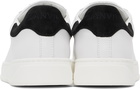 Lanvin White DDB0 Leather & Suede Sneakers