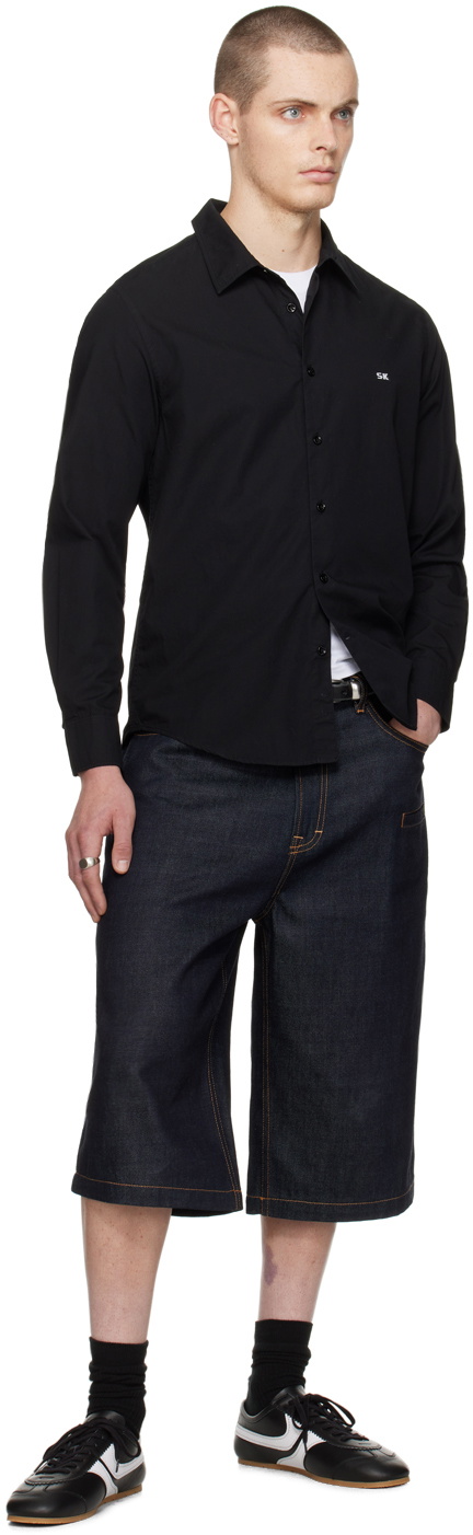 Still Kelly Black SK Embroidery Shirt