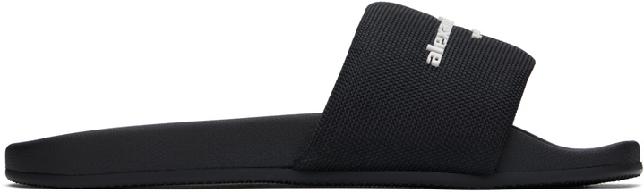 Photo: Alexander Wang Black AW Pool Slides