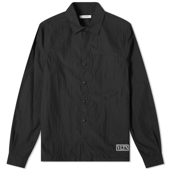 Photo: Valentino VLTN Rubber Patch Drawstring Nylon Overshirt