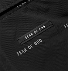 Fear of God - Oversized Logo-Print Nylon-Twill PrimaLoft Field Jacket - Black