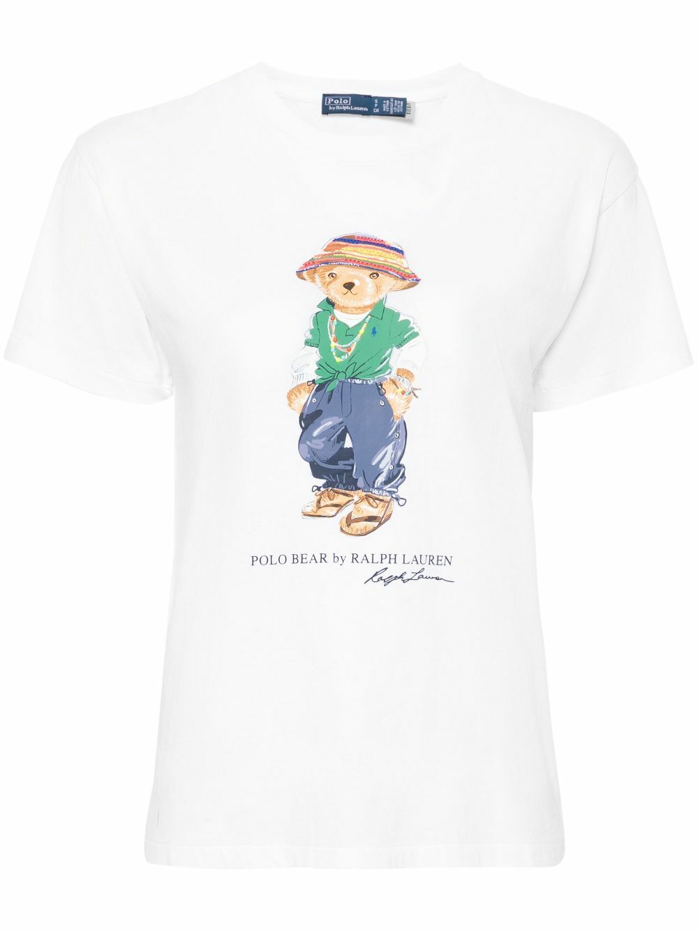 Polo Ralph Lauren White Polo Bear Cotton T-Shirt Polo Ralph