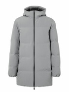 Herno Laminar - Quilted Shell Hooded Down Parka - Gray