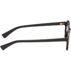 Bottega Veneta Black Soft Recycled Acetate Panthos Sunglasses